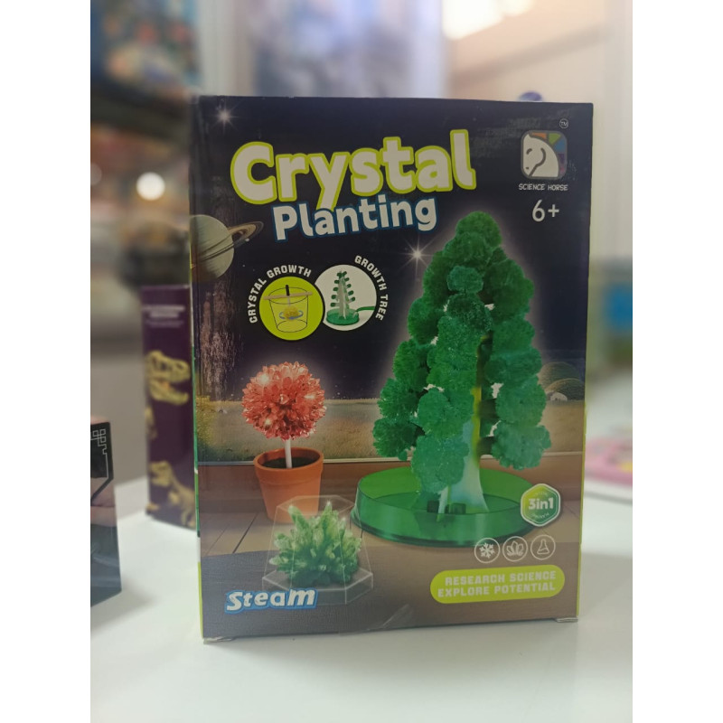 Kit STEM Crystal Science 3 en 1 – Crea Cristales de Colores para Niños Kit STEM Crystal Science 3 en 1 – Crea Cristales de Colores para Niños