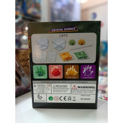 Kit STEM Crystal Science – Crea Cristales de Colores para Niños