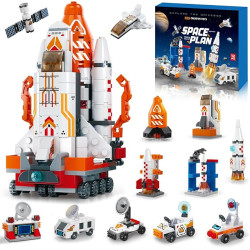Space Plan Blocks | 12 Modelos Espaciales en 1 | Juguetería Ciencia Entretenida