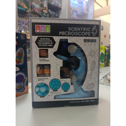 Microscopio óptico 1200X para niños | Kit científico STEM completo