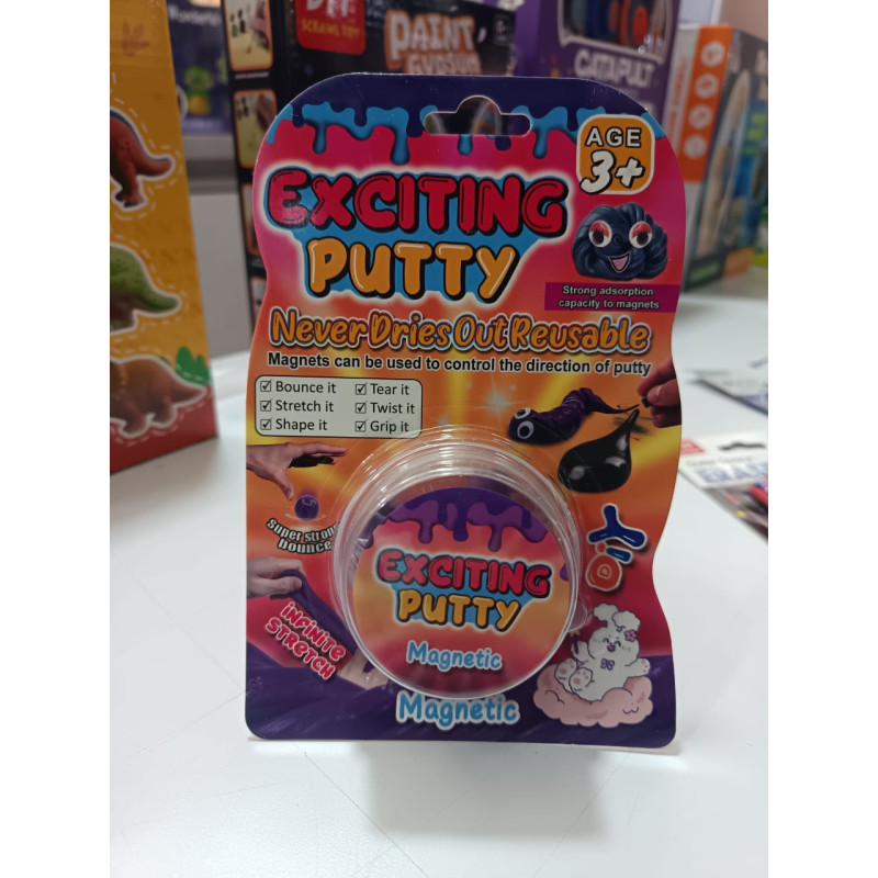 Exciting Putty Magnetico | Masa Sensorial Reutilizable