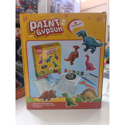Moldea y Pinta Figuras de Dinosaurios | Kit STEM creativo para niñas y niños