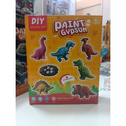 Moldea y Pinta Figuras de Dinosaurios | Kit STEM creativo para niñas y niños