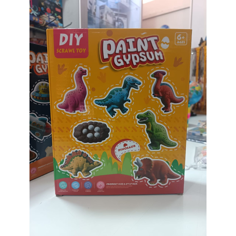 Moldea y Pinta Figuras de Dinosaurios | Kit STEM creativo para niñas y niños Moldea y Pinta Figuras de Dinosaurios | Kit STEM creativo para niñas y niños