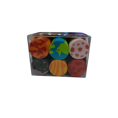 Set de Goma Planetas - ¡Borra tus errores como un héroe del espacio!