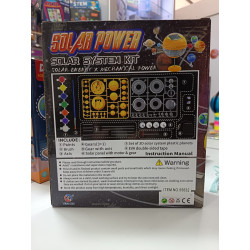 Kit Sistema Solar Rotatorio Energía Solar | Modelo educativo giratorio 360°