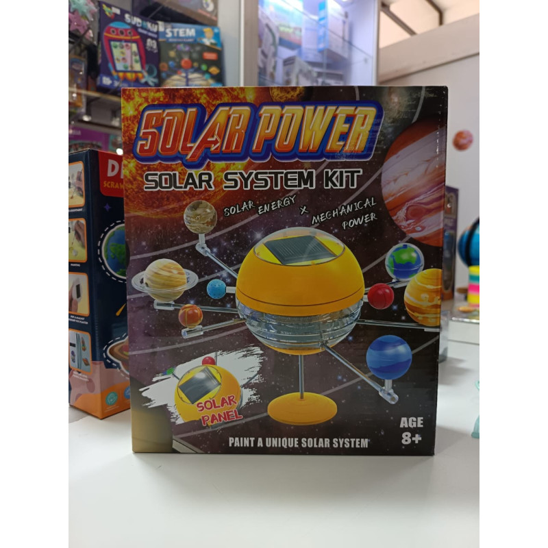 Kit Sistema Solar Rotatorio Energía Solar | Modelo educativo giratorio 360°