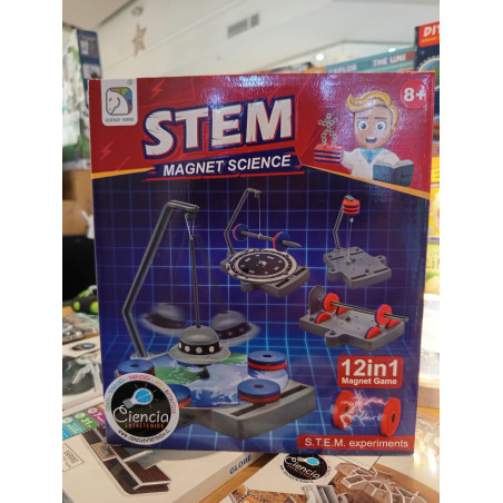 STEM Magnet Science 12 en 1 | Juguete Científico de Magnetismo | Ciencia Entretenida
