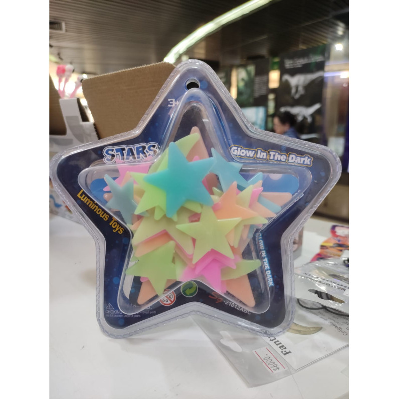 Estrellas Fluorescentes Multicolores 3D | Pack Luminous | Jugueteria Cientifica Ciencia Entretenida