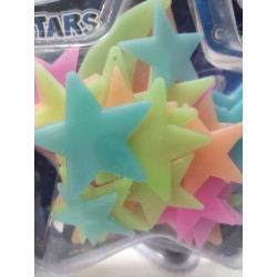 Estrellas Fluorescentes Multicolores 3D | Pack Luminous | Jugueteria Cientifica Ciencia Entretenida