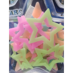 Estrellas Fluorescentes Multicolores 3D | Pack Luminous | Jugueteria Cientifica Ciencia Entretenida