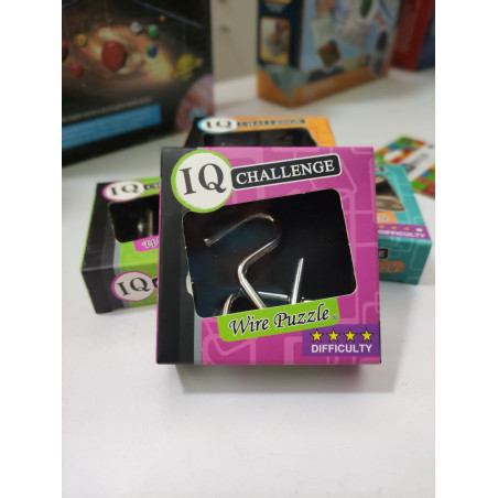 IQ Challenge Puzzle Alambre – Reto Mental  | Juguetería Ciencia Entretenida