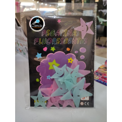 Estrellas Fluorescentes Rosa y Azul| Pack Luminous | Jugueteria Cientifica Ciencia Entretenida