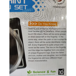 Kit de Huellas Dactilares para Niños | Juego Científico Forense +10