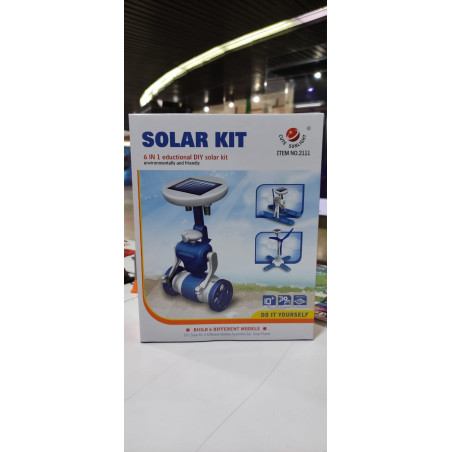 Kit Solar Educativo 6 en 1 DIY | Robot, Avión y Más – Energía Solar