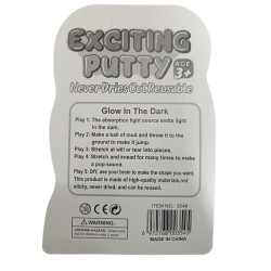 Exciting Putty - Masa que Brilla en la Oscuridad | Never Dries Out |jugueteria ciencia entretenida|interior planetario chile