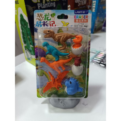 Set de Gomas Dinosaurios | Borradores Divertidos STEM
