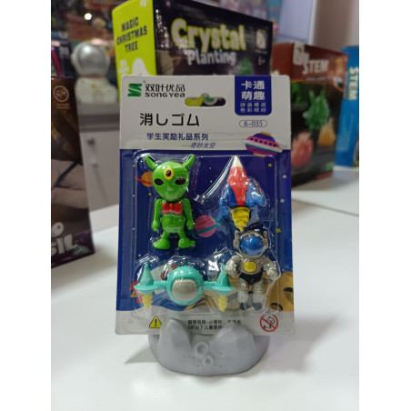 Set de Gomas Alien Space | Borradores Divertidos STEM