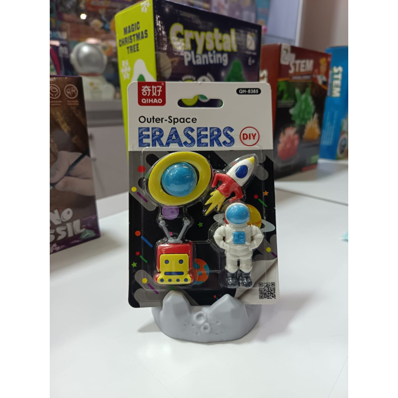 Set de Gomas Espaciales | Borradores Divertidos STEM