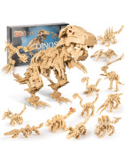 Armables Dinosaurios tipo LEGO | 12 Modelos de Construcción – Ciencia Entretenida