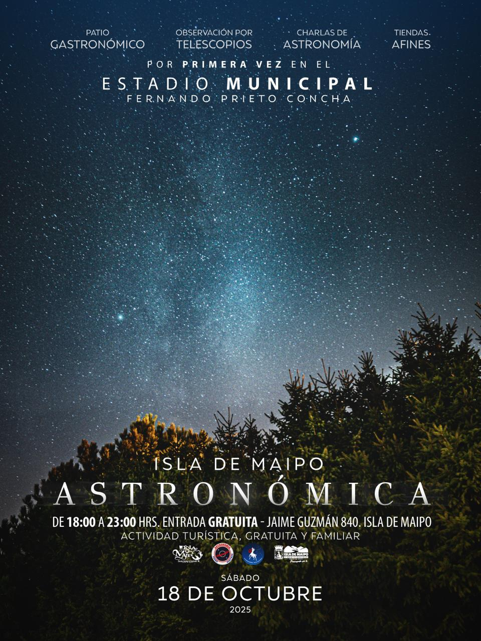 ✨ ¡No te pierdas esta gran experiencia astronómica en Isla de Maipo! ✨
