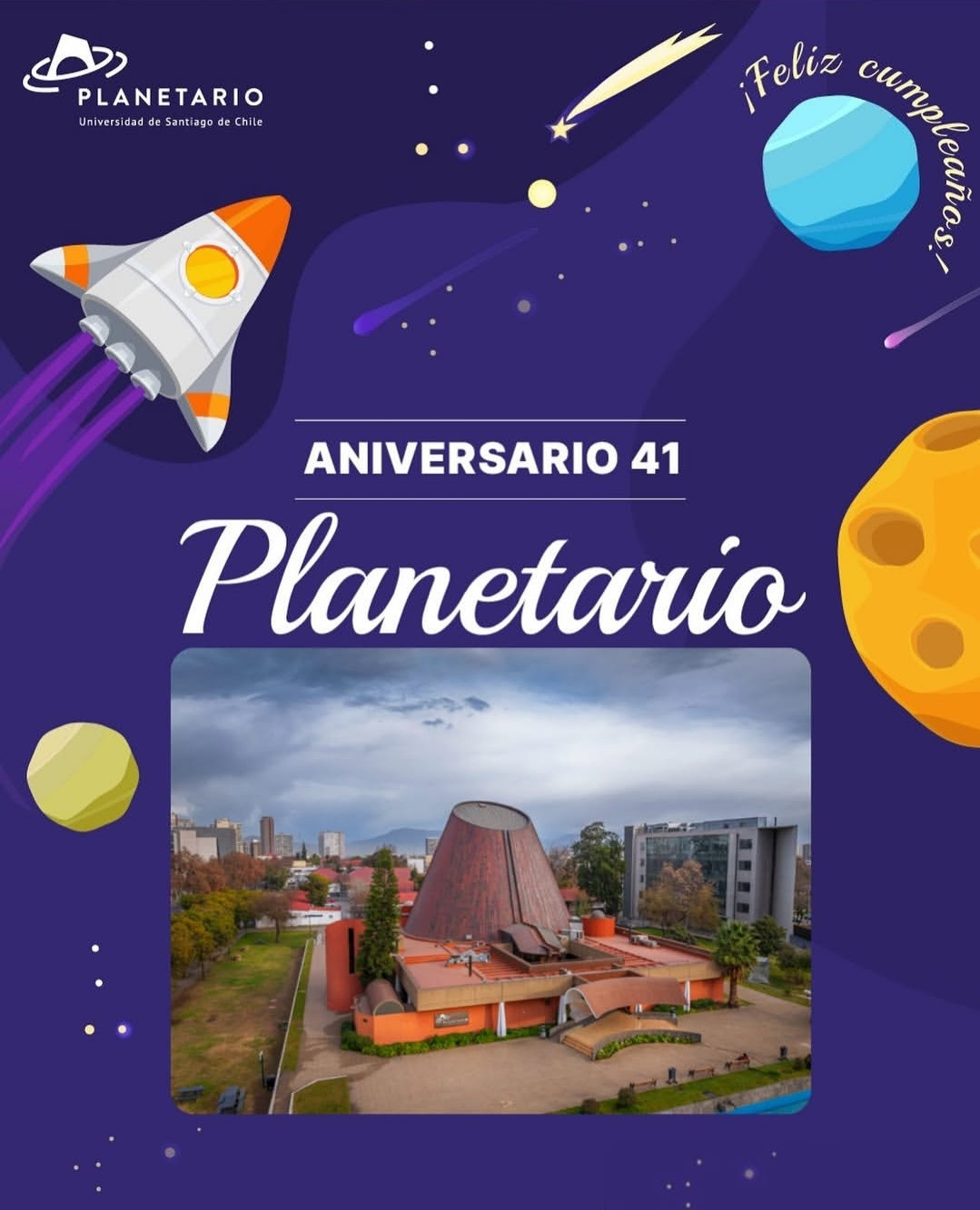 ¡41 Años Mirando las Estrellas! Planetario USACH Estrena Cartelera de Fiestas este 14 de Marzo