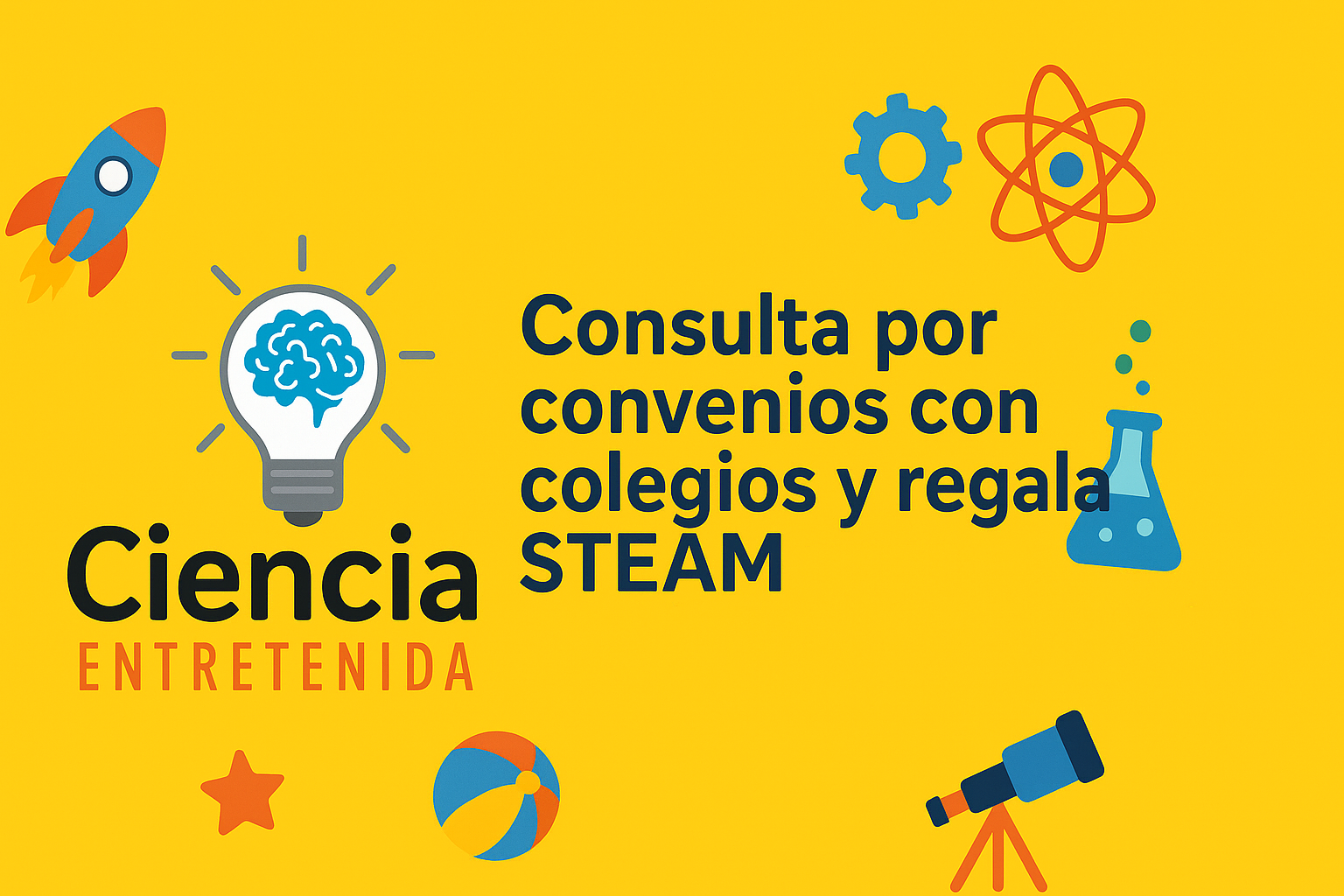 Regalos de fin de año con Ciencia Entretenida: convenios para colegios en todo Chile