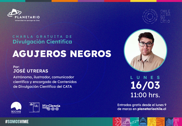  ¡Celebra el Día de la Astronomía en el Planetario USACH! Entrada liberada para charla sobre Agujeros Negros